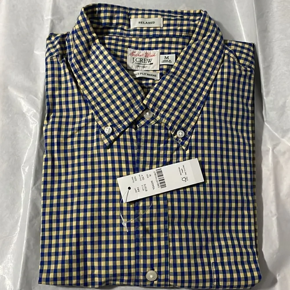 ❤️NWT J. Crew Men’s Relaxed Fit Cotton Button-down | M - Picture 4 of 9